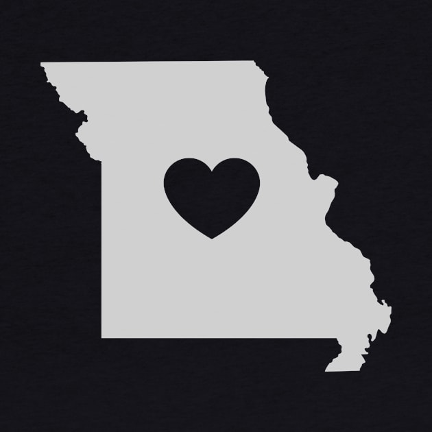 Missouri Love Heart by helloshirts